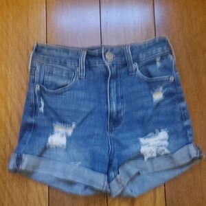 Aeropostale Denim Distressed Shorts